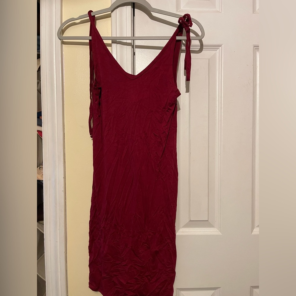 Maroon Dress